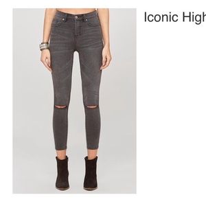 Amuse society iconic high waist skinny pant
